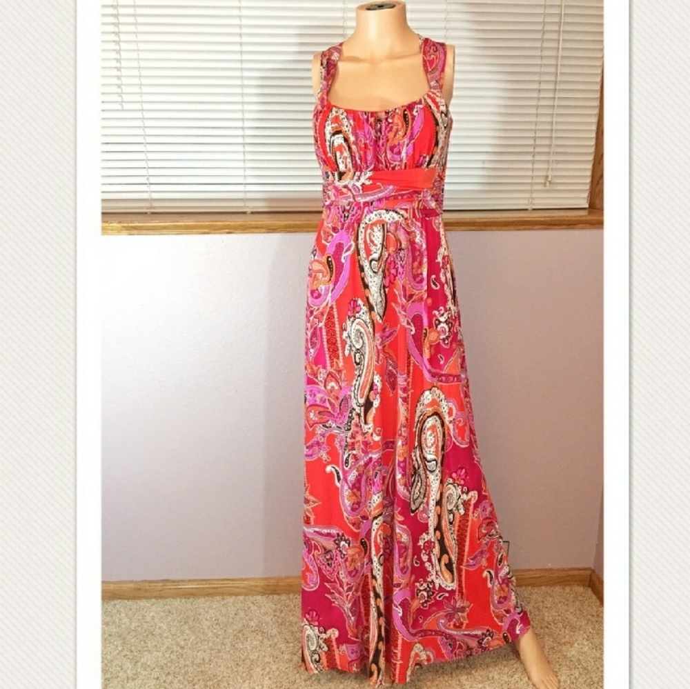 New condition Bisou Bisou maxi dress